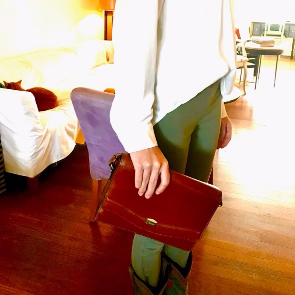 Bally handbag with matching wallet and dust bag